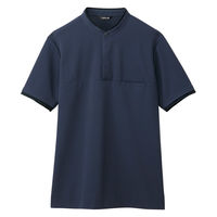 セロリー スタンドカラーポロシャツ(ユニセックス) SS ブラック 37261-5 1枚（直送品）