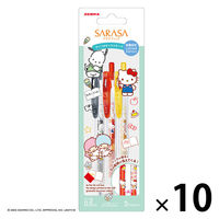 ゼブラ サラサクリップ 0.5mm 限定 サンリオ 3色セットB JJ29-SR1-3CB 1セット（1パック×10）