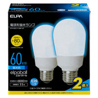 朝日電器 電球形蛍光灯G形 60W形 EFG15EL/12-G062H 1個 - アスクル