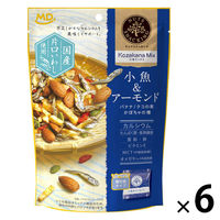 ナッツ 小袋 お配り菓子 ナッツスナッキングＫＭ 小魚＆アーモンド 74g 1セット（1個×6）