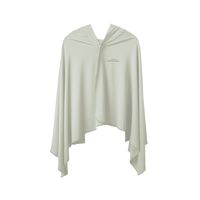 ★新品タグ付★ FACTORY ファクトリー 綿強燃糸 Vネック ポンチョ SAIFUKU(サイフク) mino(みの) nico UVカット ストールポンチョ