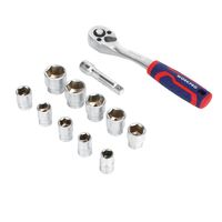 WORKPRO ワークプロ 12点組 3/8DRソケットレンチセット WP202585 1セット（直送品）