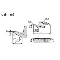 住友電工ハードメタル SECーミニバイトSBT型用インサート[BTR型] BTR3515:AC1030U 1セット(10ケ)（直送品）