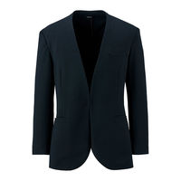 アイトス メンズノーカラージャケット チャコールグレー L 46055-097-L 46055 1着（直送品）