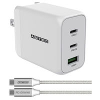 AhebN APD-V065AC2-wC-WH PDΉ GaN AC[d/65W/zCg&Type-CZbg 1iij