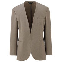 アイトス メンズノーカラージャケット ベージュ LL 630055-070-LL 630055 1着（直送品）