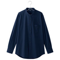 アイトス メンズ長袖スタンドカラーシャツ ネイビー S 634253-011-S 634253 1枚（直送品）