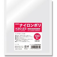 【ケース販売】HEIKO ポリ袋 ナイロンポリ K20-23 006679845 1ケース(100枚入×20袋 合計2000枚)（直送品）