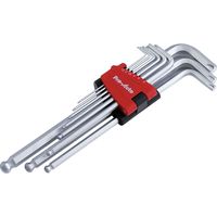 ９本組ボールポイントキーレンチセット BPWE-9S 1セット スエカゲツール（直送品）