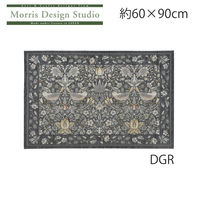 川島織物セルコン モリスデザインスタジオ イチゴドロボウ 玄関マット 600×900mm 1枚