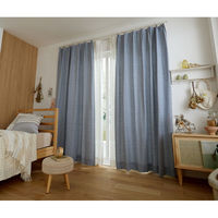 スミノエ ドレープカーテン ヘリングル 1000×2000mm ブルー 4549781263274 1枚（直送品）