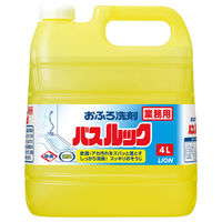 おふろ洗剤 バスルック 業務用4L ライオン（わけあり品）