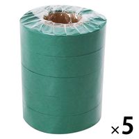 今村紙工 紙テープ 緑 1セット（25巻：5巻×5パック） 19298