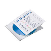 サンワサプライ プラケース用インデックスカード・薄手（罫線入） JP-IND13-100 1冊（直送品）