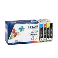 エプソン（EPSON） 純正インク IC4CL42 4色パック 1個（直送品）