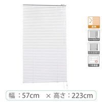 ※低価格※【1cm単位】アルミブラインド＜遮熱＞幅57cmx高さ223cm rzn5835_w57h223r100 1セット トーソー（直送品）