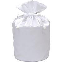 東京ローソク製造 サテン袋 ホワイト 5寸 060483 1個