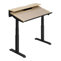 【組立設置込】コクヨ シークエンスチルト 電動昇降デスク フルスペックレバー 幅1150×奥行675×高さ1290mm MW0×黒 1台（直送品）