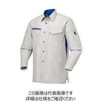 クロダルマ 夏長袖シャツ シルバー 6L 25668-40-6L 1枚（直送品）
