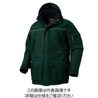 クロダルマ 裏アルミプリント防水防寒コート グリーン L 54234-80-L 1枚（直送品）