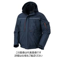 クロダルマ 裏アルミプリント防水防寒ジャンパー ネイビー L 54233-11-L 1枚（直送品）