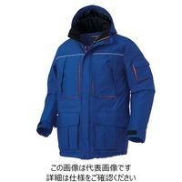 クロダルマ 裏アルミプリント防水防寒コート ブルー 7L 54234-10-7L 1枚（直送品）