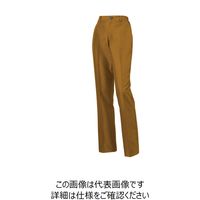 クロダルマ 夏ノータックレディーススラックス ブラウンキャメル L 316681-61-L 1本（直送品）