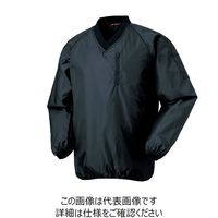 クロダルマ 中綿入防寒Vヤッケ ブラック 3L 54236-49-3L 1セット(2枚)（直送品）