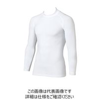 クロダルマ 長袖アンダーレイヤー ホワイト LL 47078-90-LL 1セット(2枚)（直送品）