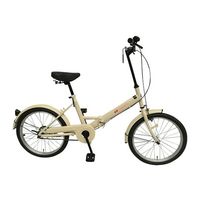 美和商事 折りたたみ自転車(リズム20) アイボリー RH200BKND-IV6