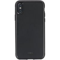 iPhone XS iPhone X ケース Uniq シェル型ケース メタルソフトケース ブラック（直送品）