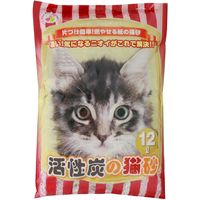 サノテック LOVEにゃん活性炭の猫砂12L 210684 1箱（5袋入り）（直送品）