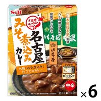 レトルトカレー エスビー食品 ご当地にっぽんのカレー 名古屋みそ煮込みカレー 中辛 180g 1セット（6個） レンジ対応