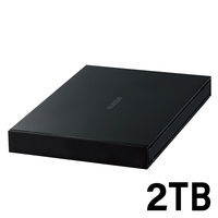 SSD 外付け ポータブル 2TB USB3.2(Gen1) 耐衝撃 ブラック ESD-EJ2000GBKR エレコム 1個