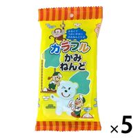 中部電磁器工業 カラフルかみねんど 60g 緑 1セット（5個）