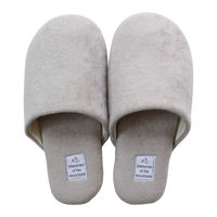 ストロング 洗えるパイルスリッパ Lサイズ グレー 10-4-837-15 1セット(3足)