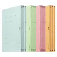 コクヨ アスクル 共同企画 フラットファイル エコノミータイプ A4タテ 4色アソート 1セット（48冊） オリジナル