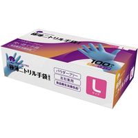 WEトレーディングジャパン 極薄 ニトリル手袋（混合）Lサイズ　1箱（100枚） TN-002L（直送品）