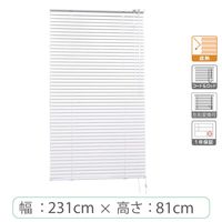 ※低価格※【1cm単位】アルミブラインド＜遮熱＞幅231cmx高さ81cm rzn5835_w231h81r 1セット トーソー（直送品）
