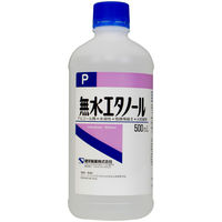 無水エタノールP　500mL　1セット（6本）0761　健栄製薬