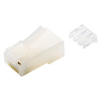 エレコム 自作用RJ45コネクター(Cat6/単線ヨリ線両対応/10個入) LD-6RJ45T10/T2 1袋