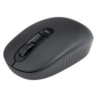 ナカバヤシ 無線静音 3ボタン BlueLEDマウス ブラック MUS-RKT252BK 1個