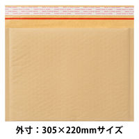 アスクル クッション封筒 茶 外寸:305mm×220mmサイズ 10枚入り KHTB05 1袋(10枚) オリジナル