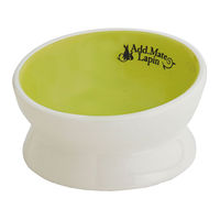 ペティオ Add.Mete うさぎ用食器 食べやすい脚付き陶器製ラビットディッシュ 4903588265174 1個入（直送品）