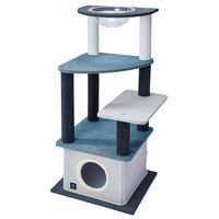 ペティオ 猫用タワー necoco キャットリビングタワー クリアボウル&ハウスタイプ 4903588271854 1個入（直送品）