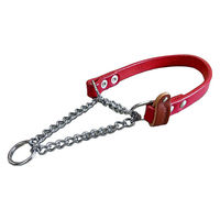 カワノ産業株式会社 マイスタープラス レザーハーフチェーンカラー #15 レッド 4960638012324 1個入（直送品）