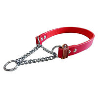 カワノ産業株式会社 マイスタープラス レザーハーフチェーンカラー #21 レッド 4960638012348 1個入（直送品）