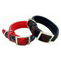 カワノ産業株式会社 マイスター クッションカラー ラメチェック #36 レッド 4960638013833 1個入（直送品）