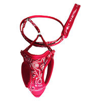 カワノ産業株式会社 マイスター ソフティハーネスリード バンダナ 3S レッド 4960638027175 1個入（直送品）