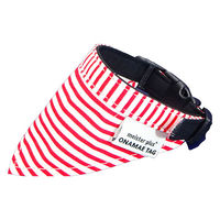 カワノ産業株式会社 マイスタープラス ONAMAEバンダナ ボーダー SS レッド 4960638044363 1個入（直送品）